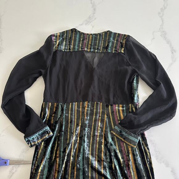 Romeo + Juliet
Crushed Velvet Dress with Sheer Back and Incredible Detail - Picture 8 of 15